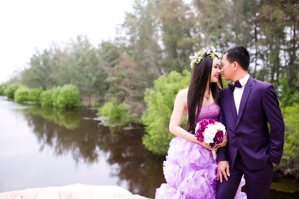 Hình chụp ảnh cưới tại Hồ Cốc 2