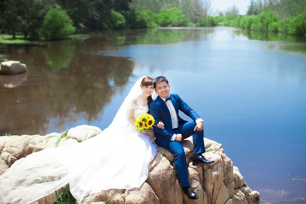 Hình chụp ảnh cưới tại Hồ Cốc 5