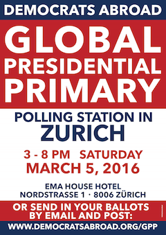 Vote #2016GPP in Zürich Poster, Saturday March 5th, 3to 8 pm at the EMA House Hotel