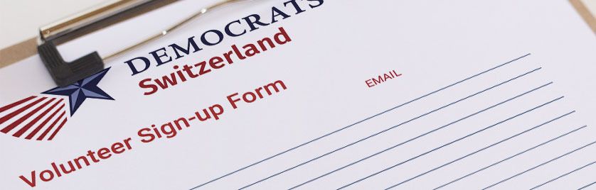 Volunteer with Democrats Abroad Switzerland
