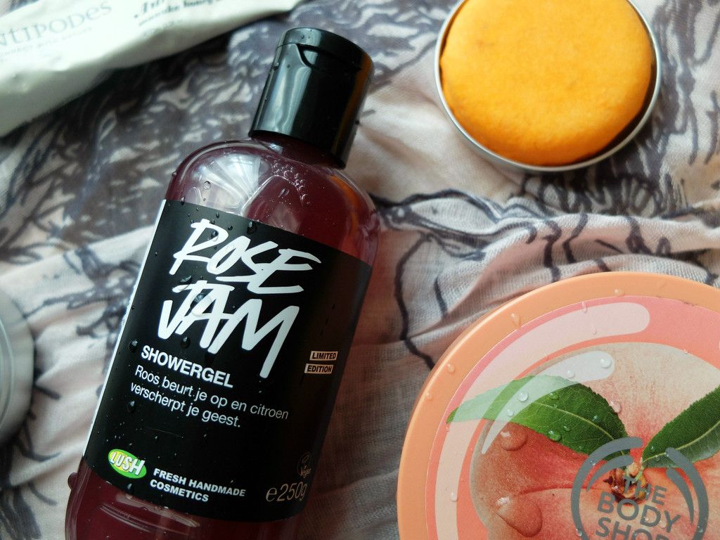 shower products Lush The Body Shop Antipodes