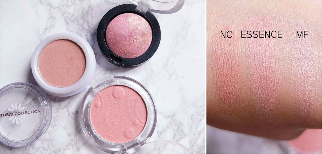 blush Natural Collection Essence Maxfactor swatches