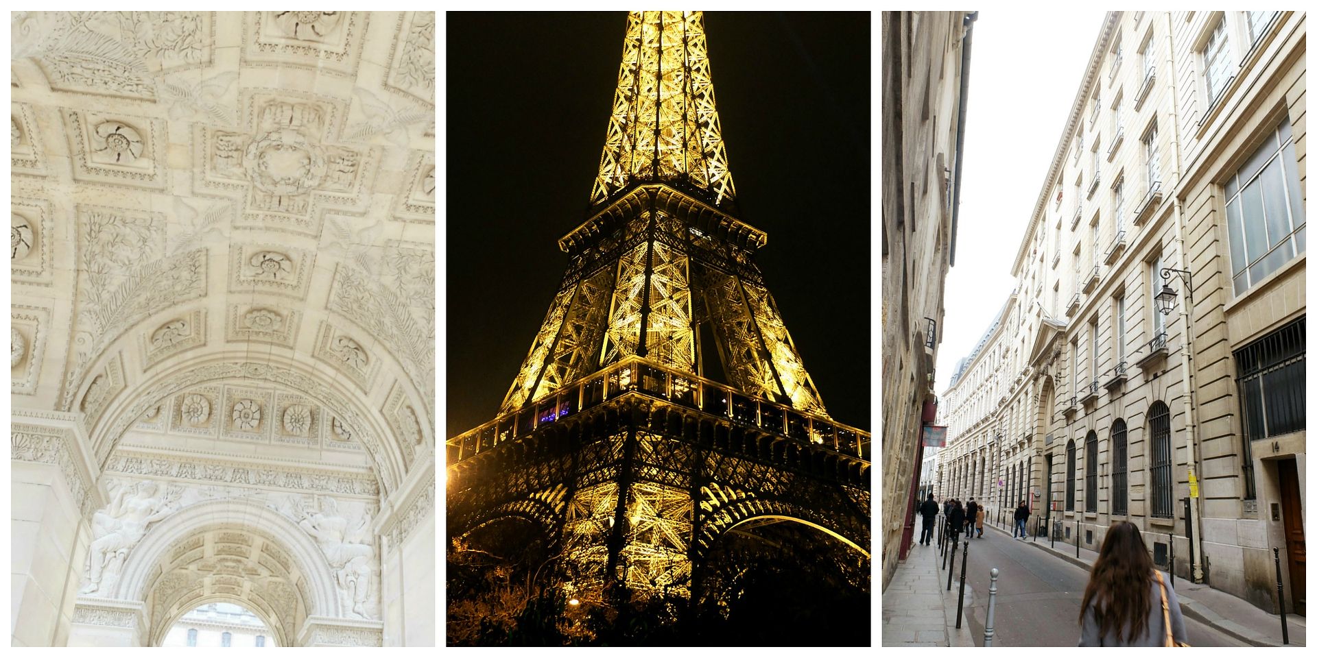 modestmixblog Paris Louvre Eiffel tower Marais collage