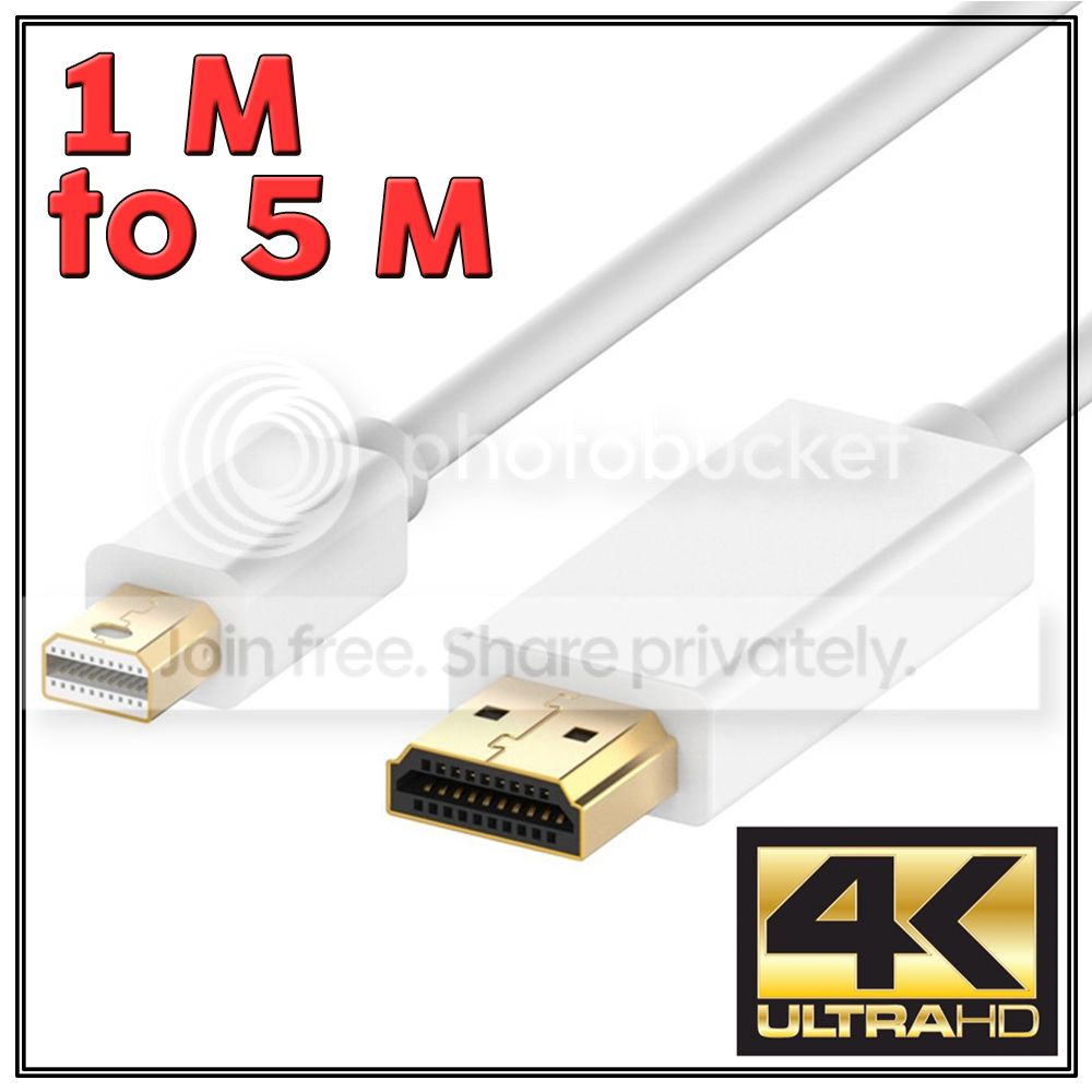 Mini Displayport Dp To Hdmi 4k Cable Display Port For Microsoft Surface Pro Mac Ebay