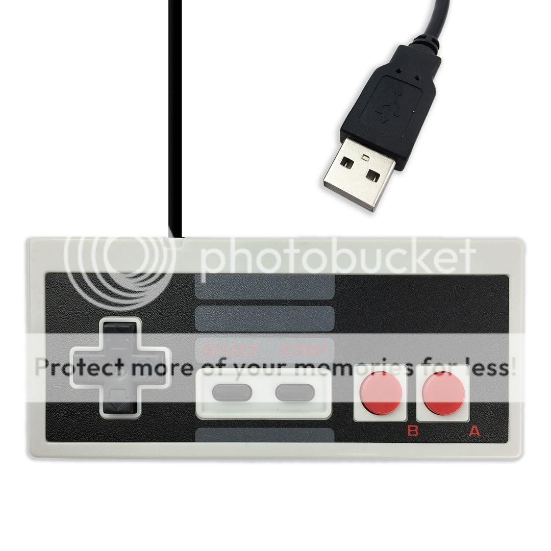 USB Controller Retro Gaming Emulator PAD For Nintendo Classic NES PC ...