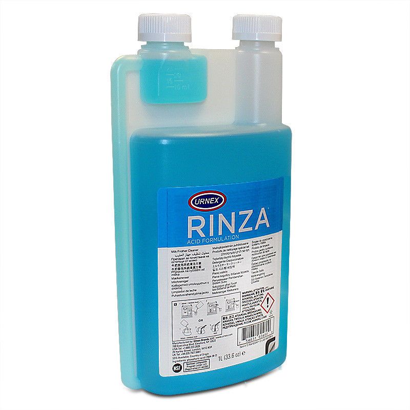 1L Urnex RINZA® Acid Formulation Milk Frother Cleaner Liquid for Coffee