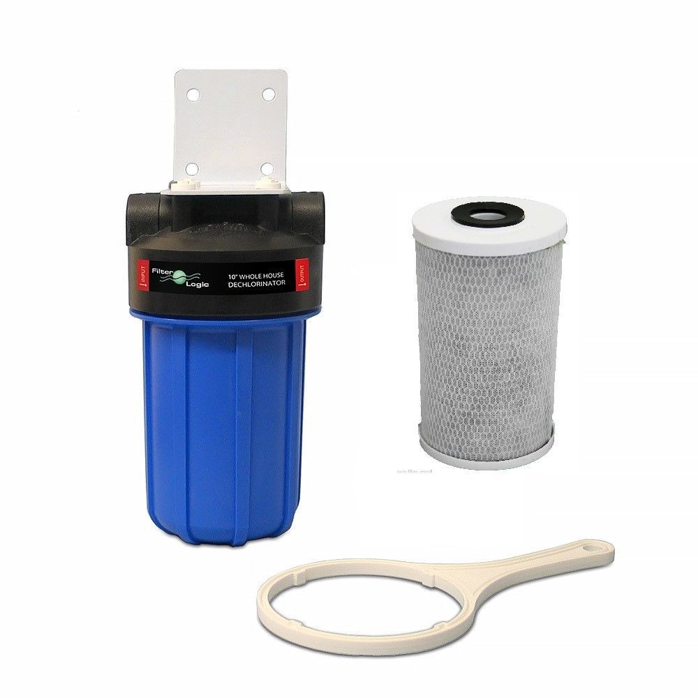 FilterLogic 10" Whole House Water Filter System, Big Blue / Commercial
